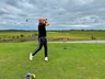 Körfuboltakappi með golfdellu
