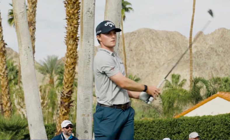 Ný ofurstjarna í golfinu þurfti oft að klípa sig í handlegginn