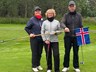 Íslenski fáninn á átjándu á Selsvelli á Flúðum