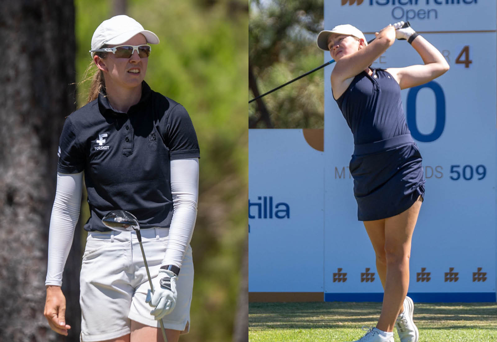 Andrea og Ragga stóðu sig vel í Sviss