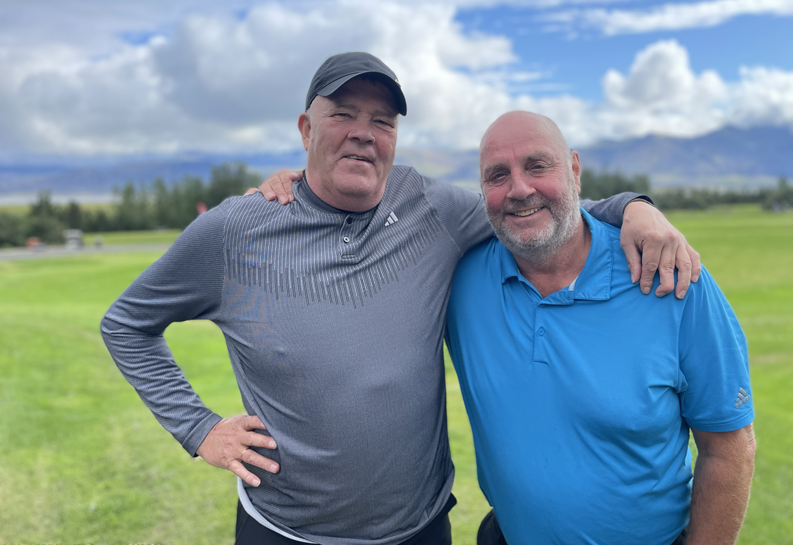 Gömlu handboltakempurnar elska golfið