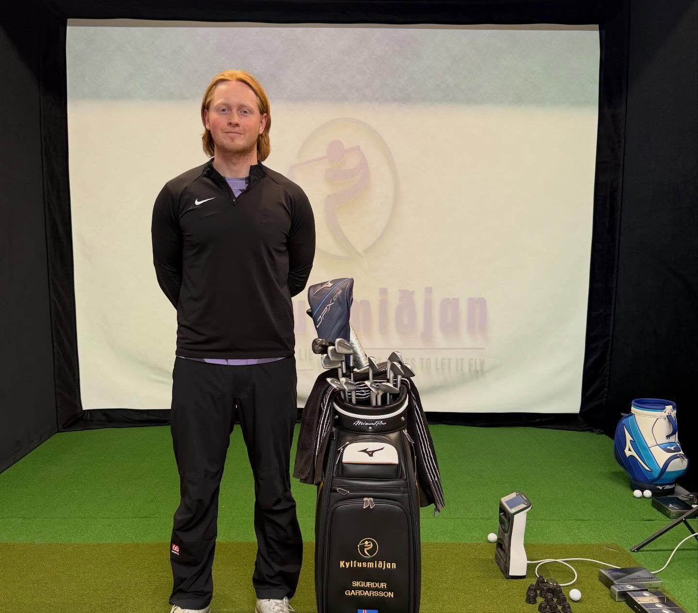 Magnaður golfhringur hjá Sigurði Arnari